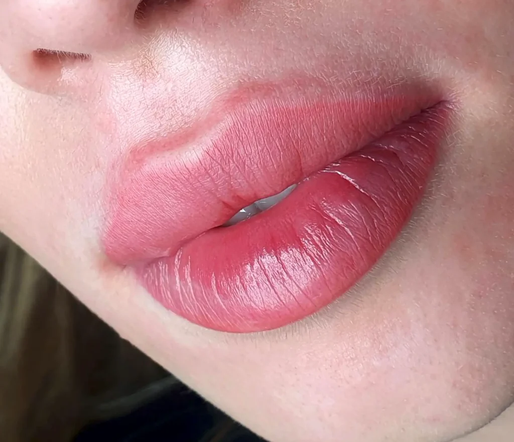 lip tattoo healing process day by day